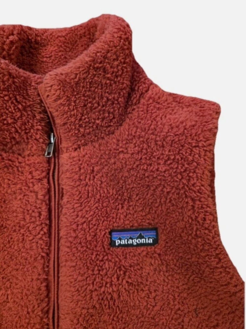 Patagonia Los Gatos Fleece Vest – Burnt Orange – Size XS